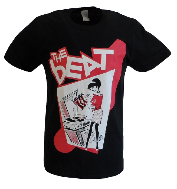 Mens Official The Beat Record Player Girl T Shirt – Ikon Original