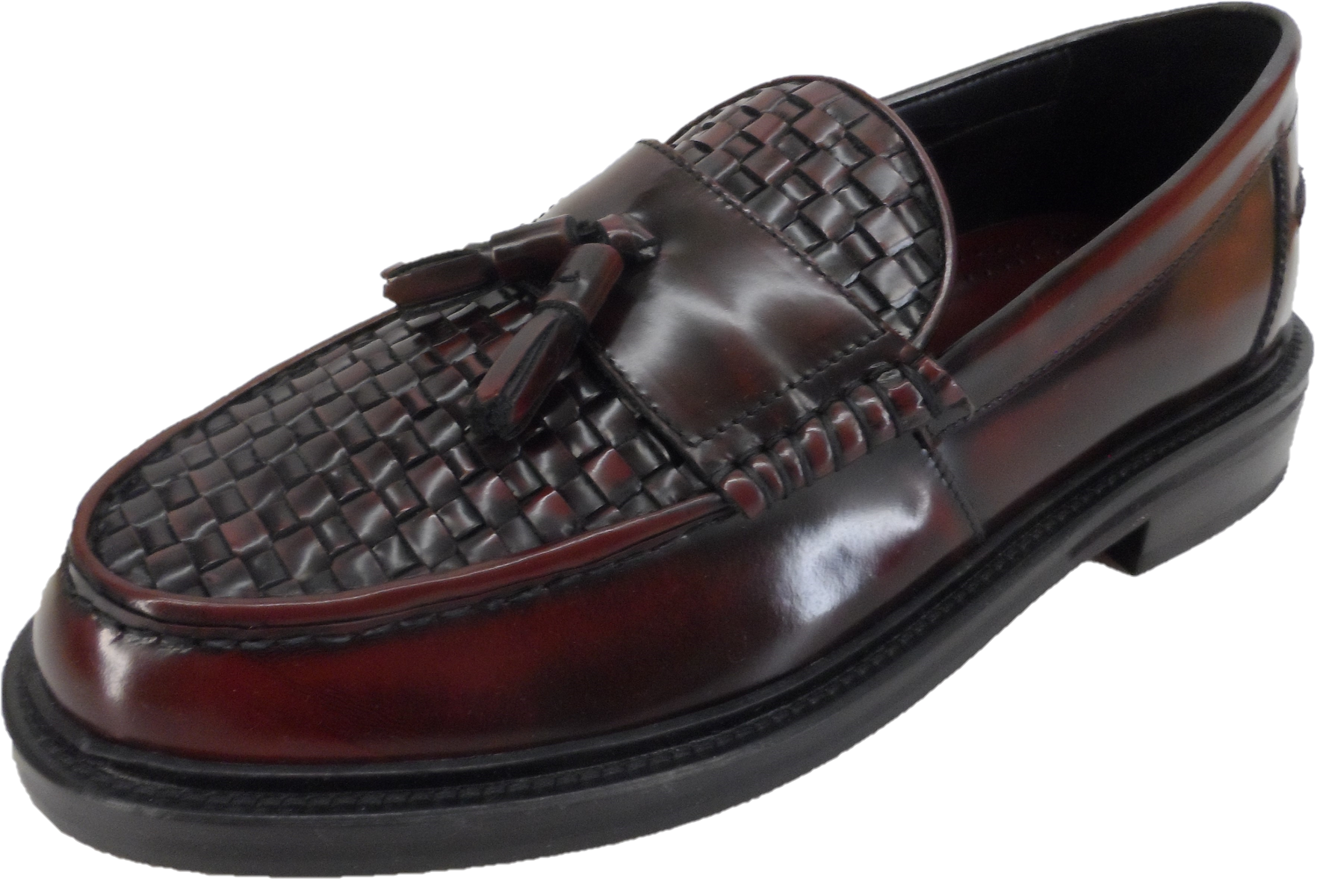 Mens basket weave loafers online