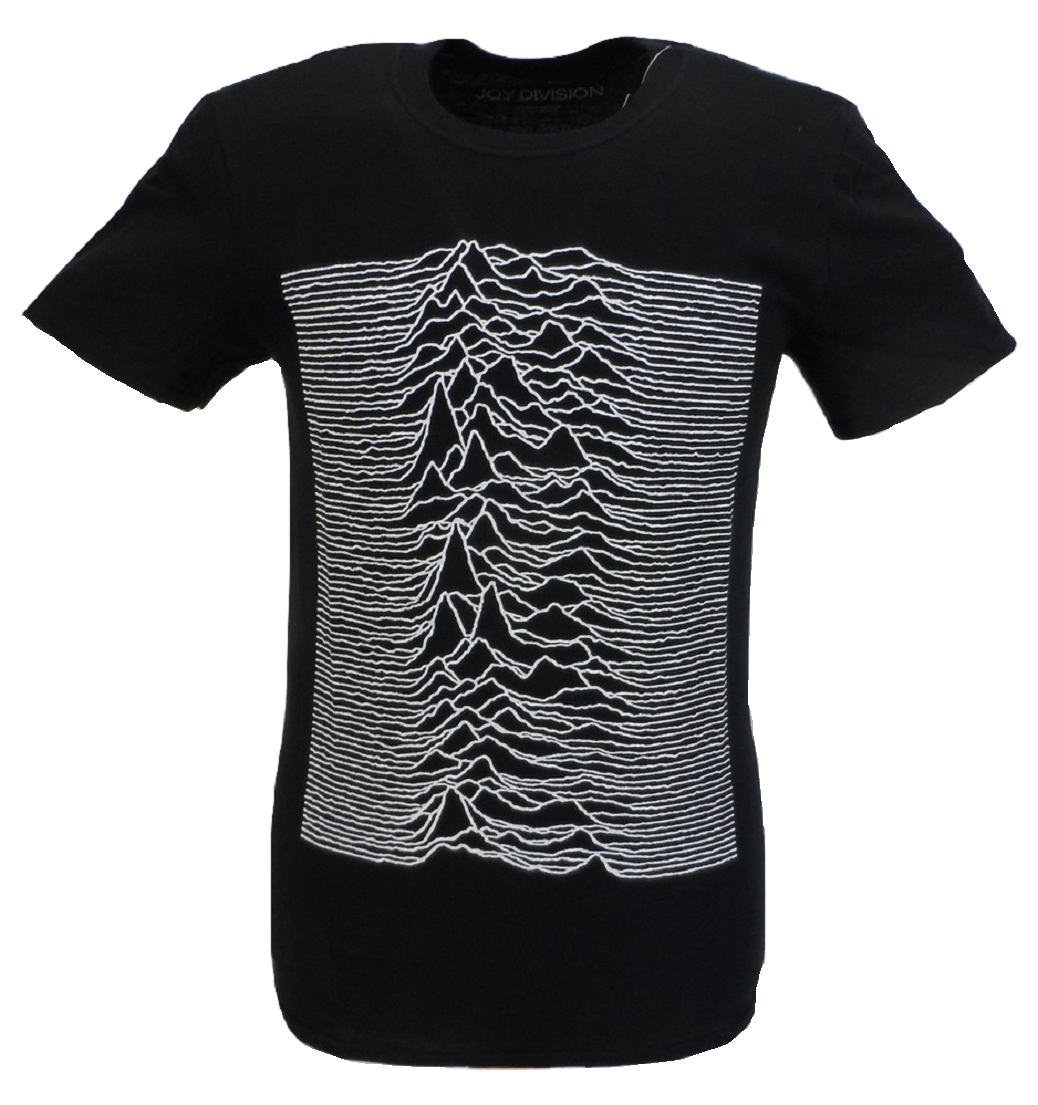Mens Official Joy Division 'Unknown Pleasures' With Back Print T