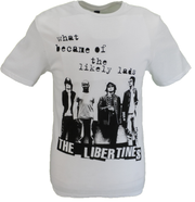 Mens White Official The Libertines Likely Lads T Shirt