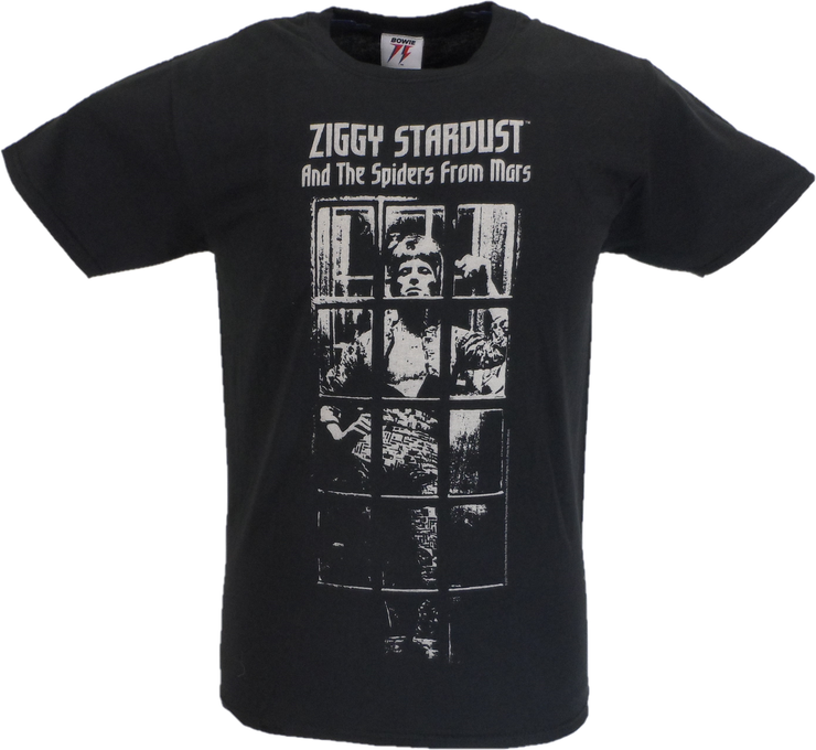 Mens Official Licensed David Bowie Ziggy Phone Box T Shirt