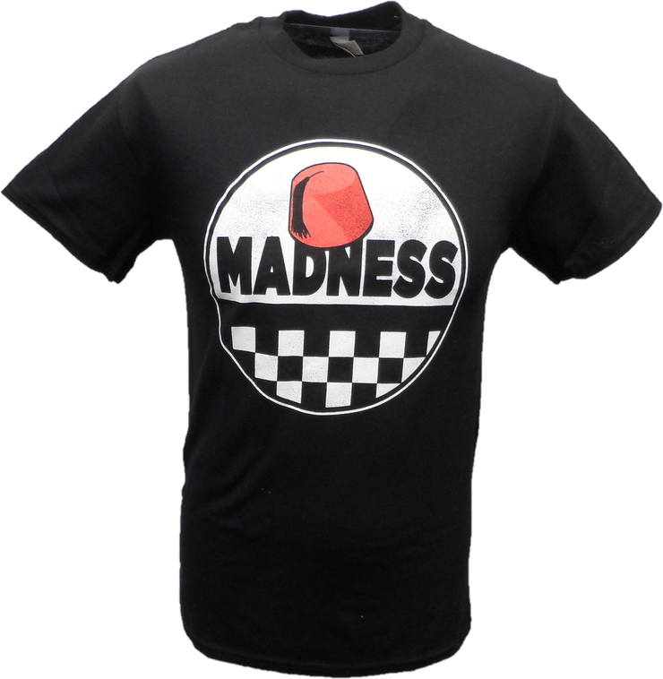 Mens Black Official Madness Fez Logo T Shirt