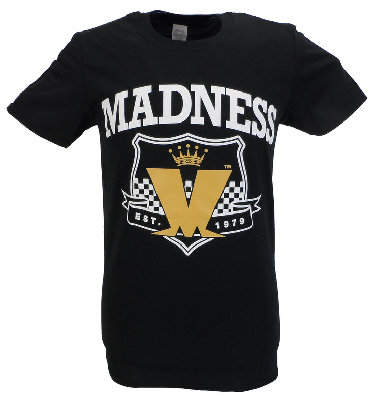 Mens Official Licensed Madness Black EST 1979 T Shirt