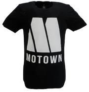 Mens Black Official Motown Logo T Shirt