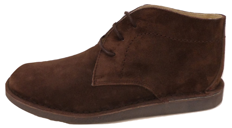 Ikon Original Brown Nomad 70s Mod Style Real Suede Desert Boots