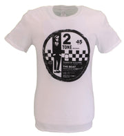 Mens White Official 2 Tone The Beat T Shirt