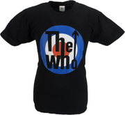 Mens Black Official The Who Classic Logo T Shirt